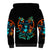 Witch Skull Sherpa Hoodie Don't Pss Off The Witch - Wonder Print Shop