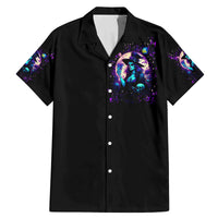 Witch Skull Family Matching Mermaid Dress and Hawaiian Shirt Hello Darkness My Old Friend - Wonder Print Shop