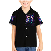 Witch Skull Family Matching Mermaid Dress and Hawaiian Shirt Hello Darkness My Old Friend - Wonder Print Shop