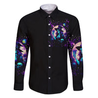 Witch Skull Family Matching Short Sleeve Bodycon Dress and Hawaiian Shirt Hello Darkness My Old Friend - Wonder Print Shop