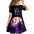 Witch Skull Family Matching Summer Maxi Dress and Hawaiian Shirt Hello Darkness My Old Friend - Wonder Print Shop