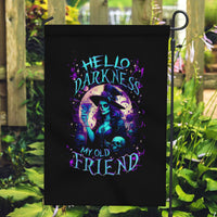 Witch Skull Garden Flag Hello Darkness My Old Friend - Wonder Print Shop
