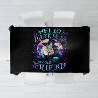 Witch Skull Tablecloth Hello Darkness My Old Friend - Wonder Print Shop