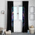 Witch Skull Window Curtain Hello Darkness My Old Friend - Wonder Print Shop