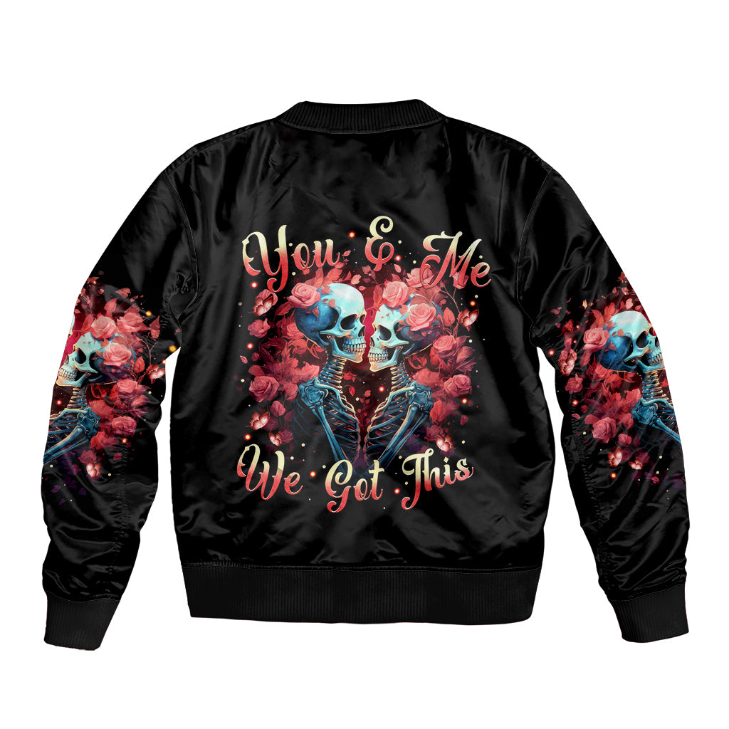 Couple Skull Bomber Jacket You & Me We Got This - Wonder Print Shop