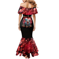 Couple Skull Family Matching Mermaid Dress and Hawaiian Shirt You & Me We Got This - Wonder Print Shop