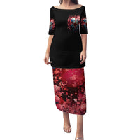 Couple Skull Family Matching Puletasi Dress and Hawaiian Shirt You & Me We Got This - Wonder Print Shop