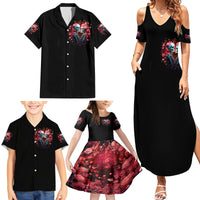 Couple Skull Family Matching Summer Maxi Dress and Hawaiian Shirt You & Me We Got This - Wonder Print Shop