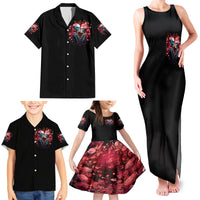 Couple Skull Family Matching Tank Maxi Dress and Hawaiian Shirt You & Me We Got This - Wonder Print Shop