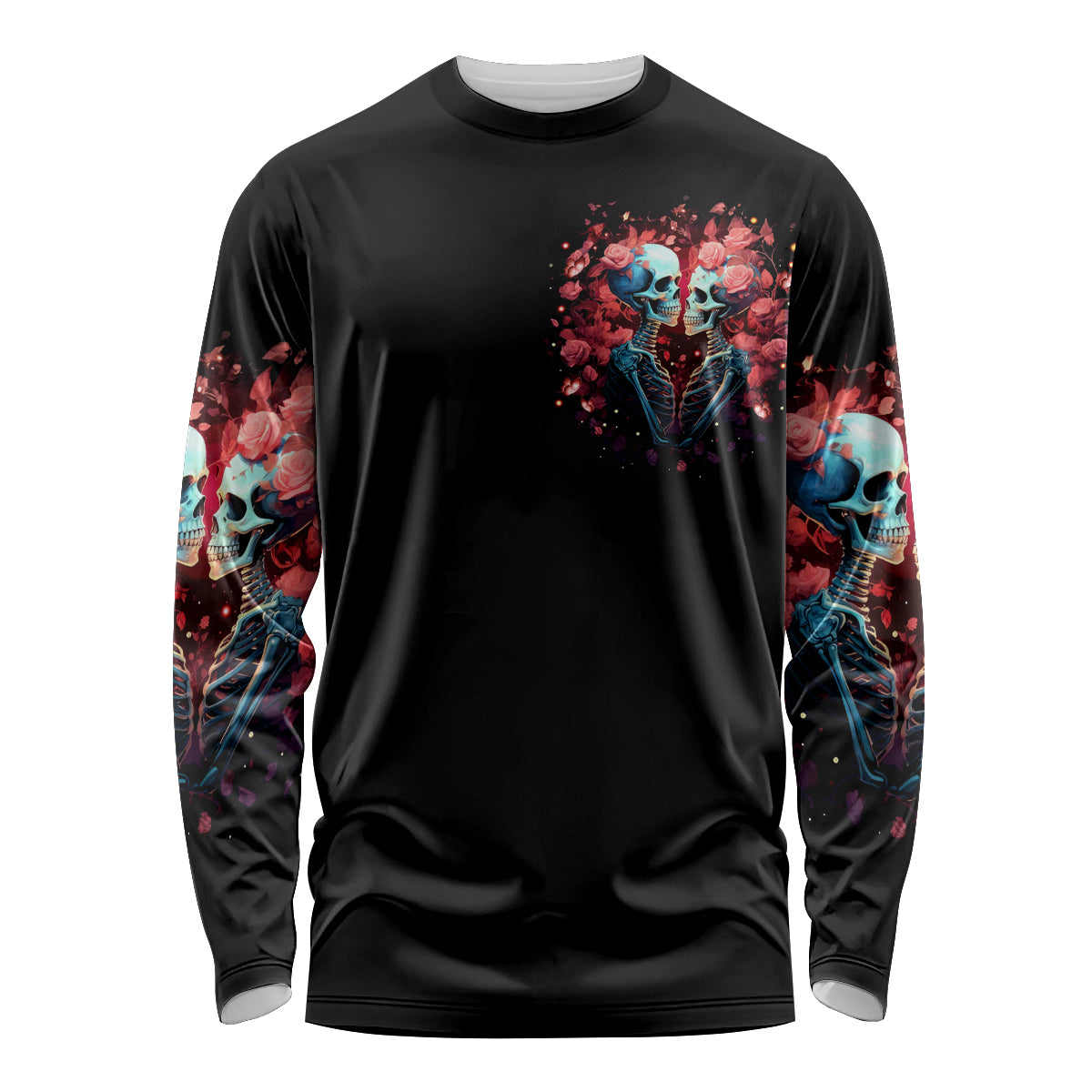 Couple Skull Long Sleeve Shirt You & Me We Got This - Wonder Print Shop