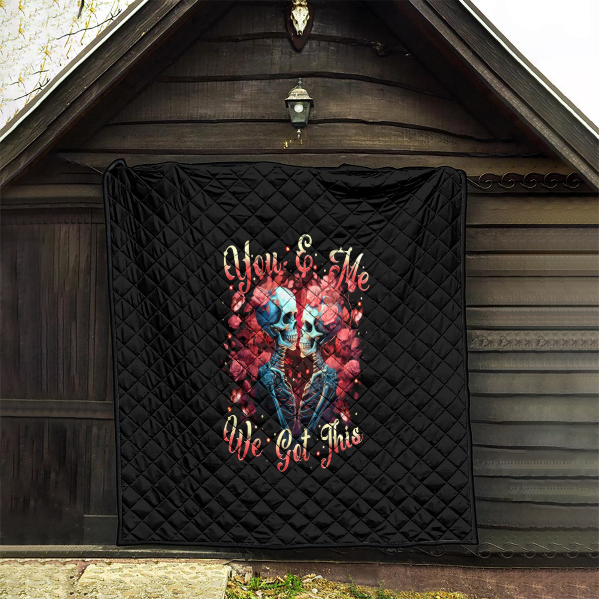 Couple Skull Quilt You & Me We Got This - Wonder Print Shop