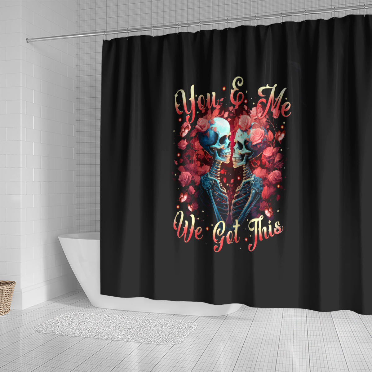 couple-skull-shower-curtain-you-me-we-got-this