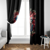 Couple Skull Window Curtain You & Me We Got This - Wonder Print Shop