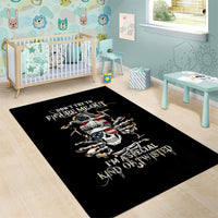 Girl Skull Area Rug Don't Try To Figured Me Out I Special Kind - Wonder Print Shop
