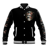 Girl Skull Baseball Jacket Don't Try To Figured Me Out I Special Kind - Wonder Print Shop