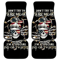 Girl Skull Car Mats Don't Try To Figured Me Out I Special Kind - Wonder Print Shop