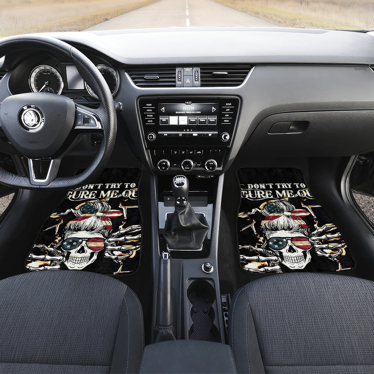 Girl Skull Car Mats Don't Try To Figured Me Out I Special Kind - Wonder Print Shop