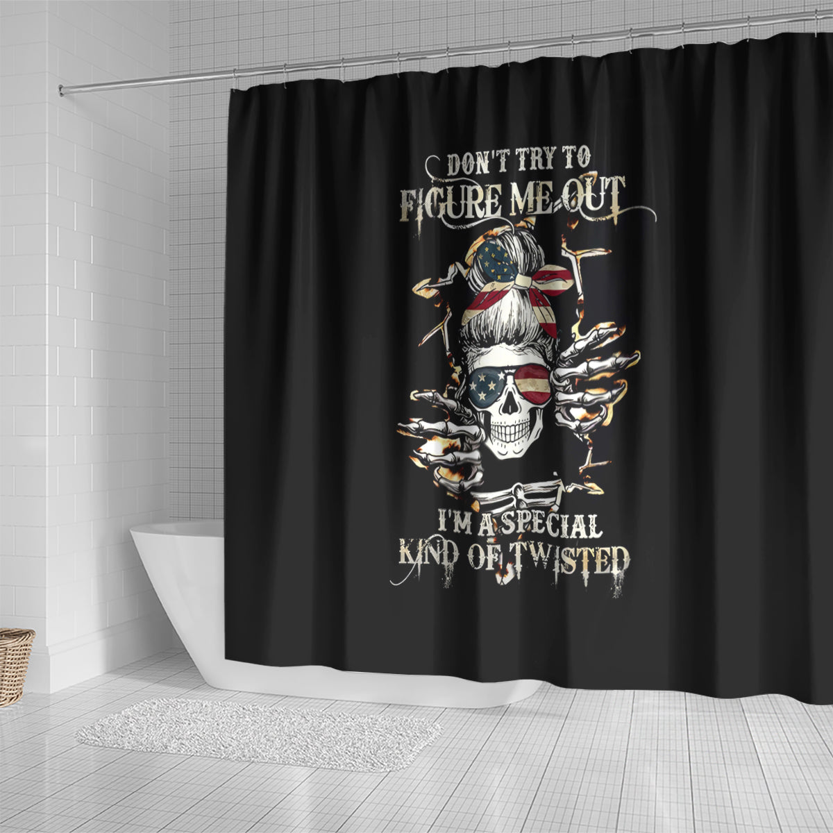 girl-skull-shower-curtain-dont-try-to-figured-me-out-i-special-kind