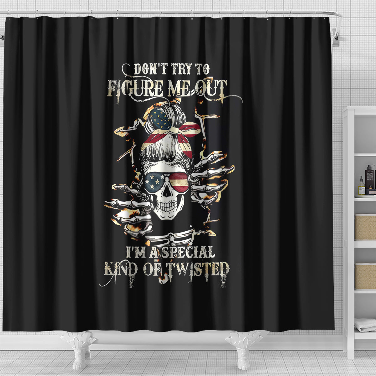 girl-skull-shower-curtain-dont-try-to-figured-me-out-i-special-kind