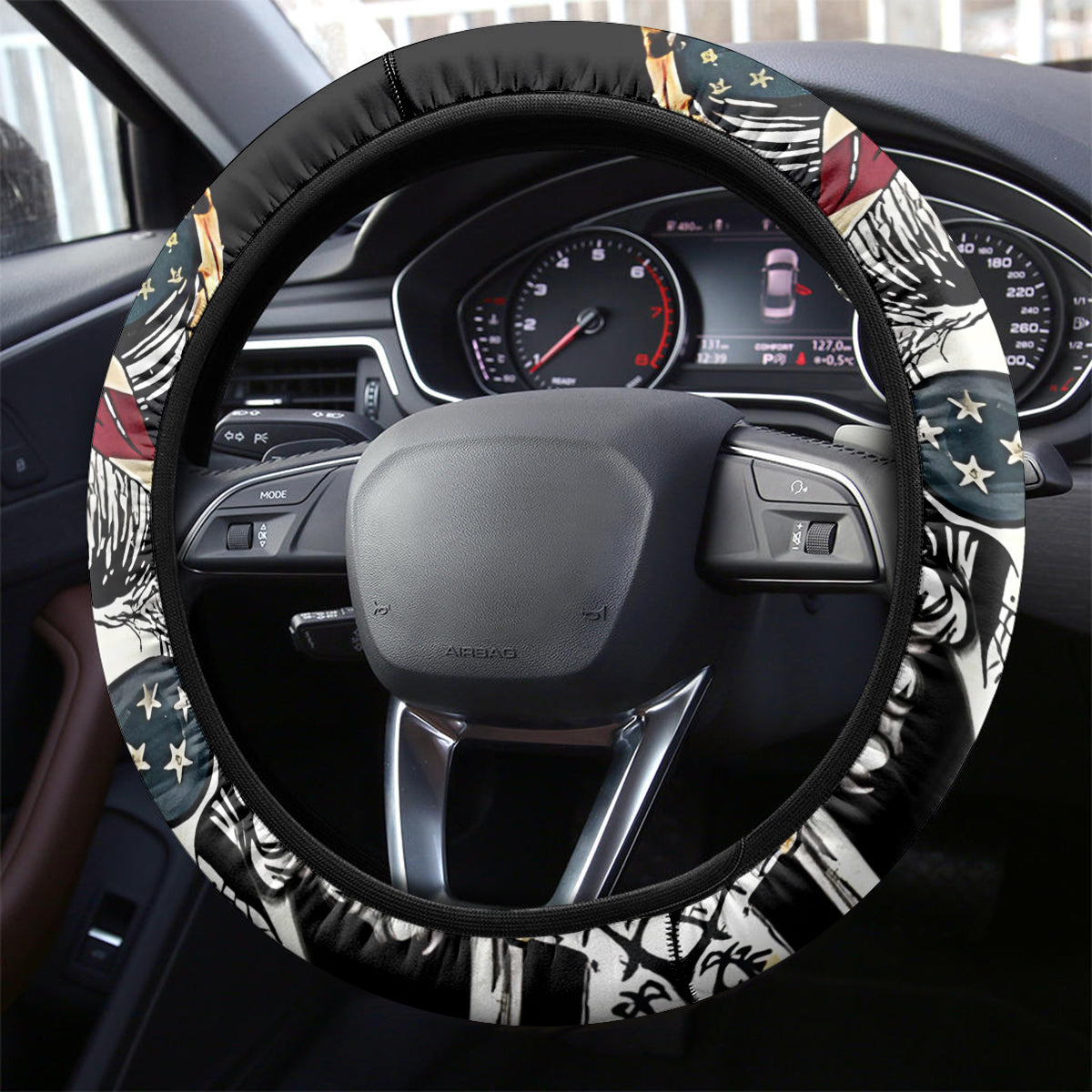 Girl Skull Steering Wheel Cover Don't Try To Figured Me Out I Special Kind - Wonder Print Shop