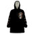 American Skull Wearable Blanket Hoodie I Talk I Smile But Be Carefull When I Silent - Wonder Print Shop