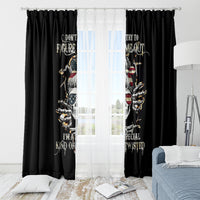 Girl Skull Window Curtain Don't Try To Figured Me Out I Special Kind - Wonder Print Shop