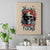 Flower Skull Canvas Wall Art Fresh Out Of Fuck - Wonder Print Shop