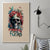Flower Skull Canvas Wall Art Fresh Out Of Fuck - Wonder Print Shop
