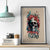 Flower Skull Canvas Wall Art Fresh Out Of Fuck - Wonder Print Shop