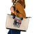 Flower Skull Leather Tote Bag Fresh Out Of Fuck - Wonder Print Shop