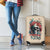 Flower Skull Luggage Cover Fresh Out Of Fuck - Wonder Print Shop