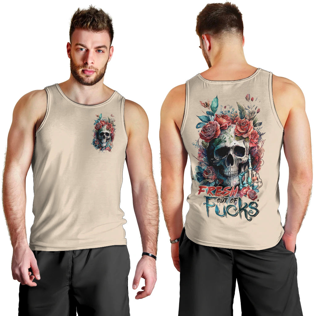Axe Skull Men Tank Top Let's Bury The Hatchet DT01