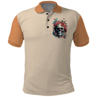 Axe Skull Polo Shirt Let's Bury The Hatchet - Wonder Print Shop