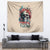 Flower Skull Tapestry Fresh Out Of Fuck - Wonder Print Shop