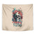 Flower Skull Tapestry Fresh Out Of Fuck - Wonder Print Shop