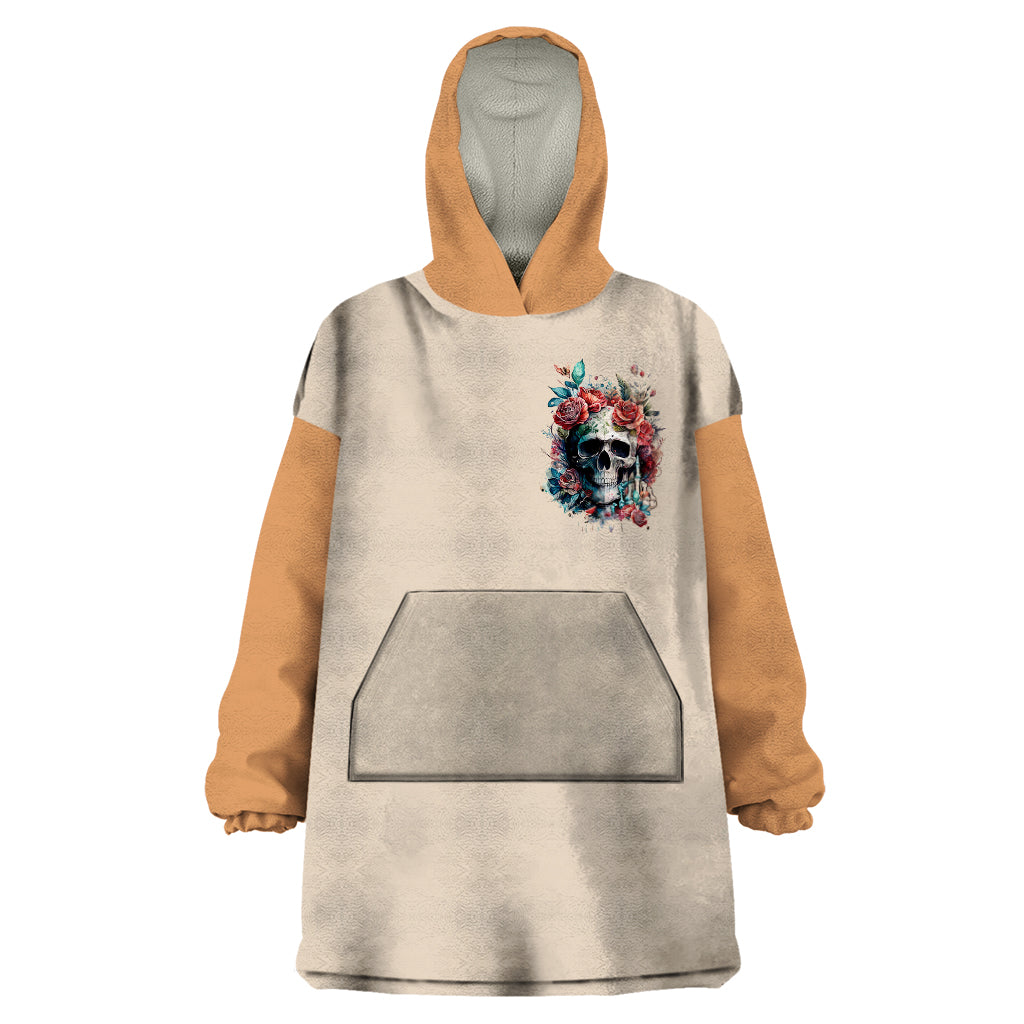 Axe Skull Wearable Blanket Hoodie Let's Bury The Hatchet - Wonder Print Shop