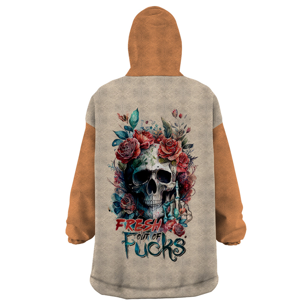 Axe Skull Wearable Blanket Hoodie Let's Bury The Hatchet - Wonder Print Shop