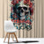 Flower Skull Window Curtain Fresh Out Of Fuck - Wonder Print Shop