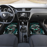 Rose Skull Car Mats Go Fuck Yourself Is Fully Functional - Wonder Print Shop
