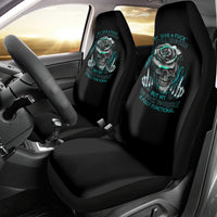 Rose Skull Car Seat Cover Go Fuck Yourself Is Fully Functional - Wonder Print Shop