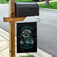 Rose Skull Garden Flag Go Fuck Yourself Is Fully Functional - Wonder Print Shop