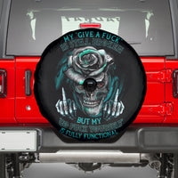 Rose Skull Spare Tire Cover Go Fuck Yourself Is Fully Functional - Wonder Print Shop
