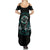 Blood Skull Summer Maxi Dress I Hold A Angel And Crazy Lady It Your Choice - Wonder Print Shop