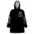 Blood Skull Wearable Blanket Hoodie I Hold A Angel And Crazy Lady It Your Choice - Wonder Print Shop