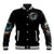 Moon Skull Baseball Jacket Hello Darkness My Old Friend Moon - Wonder Print Shop