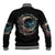 Moon Skull Baseball Jacket Hello Darkness My Old Friend Moon - Wonder Print Shop