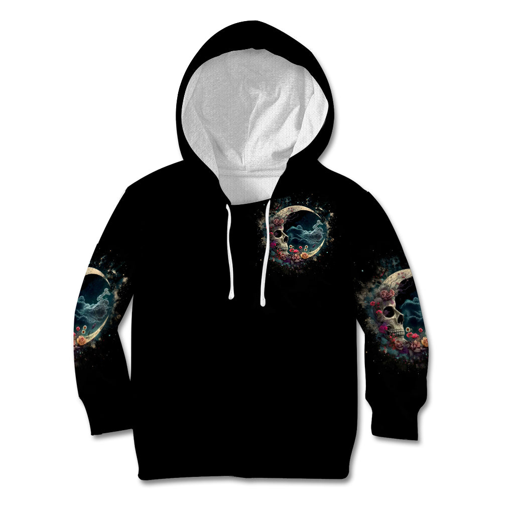 Moon Skull Kid Hoodie Hello Darkness My Old Friend Moon - Wonder Print Shop