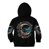 Moon Skull Kid Hoodie Hello Darkness My Old Friend Moon - Wonder Print Shop