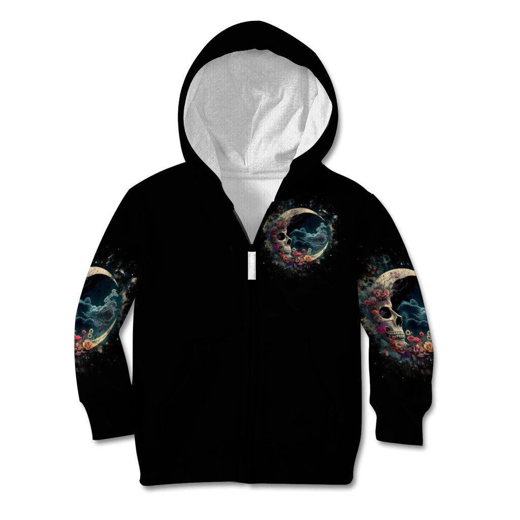 Moon Skull Kid Hoodie Hello Darkness My Old Friend Moon - Wonder Print Shop