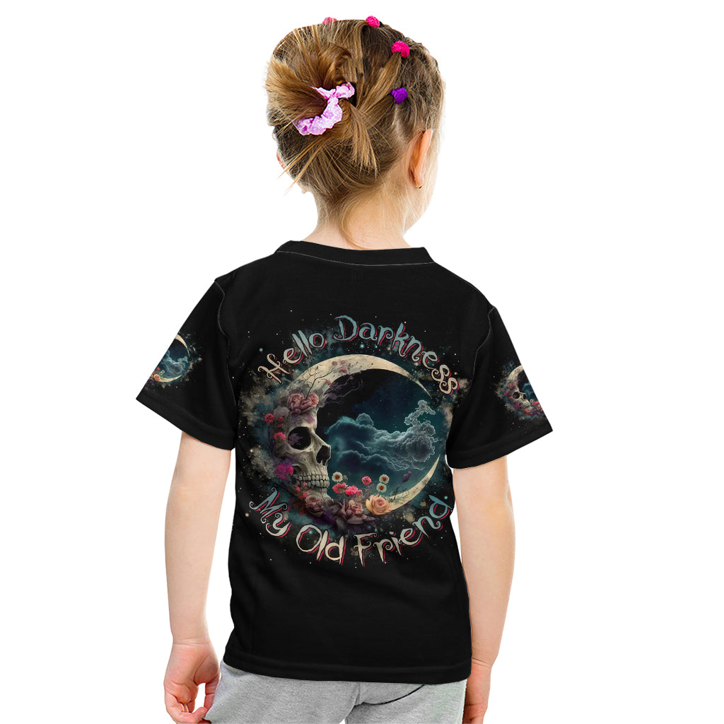 Moon Skull Kid T Shirt Hello Darkness My Old Friend Moon - Wonder Print Shop